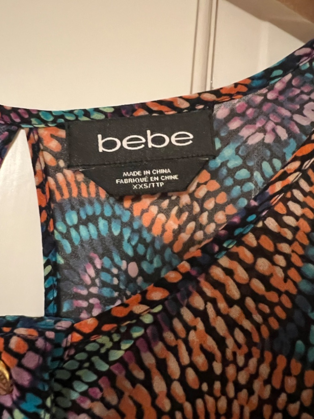 bebe top - Picture 3 of 4